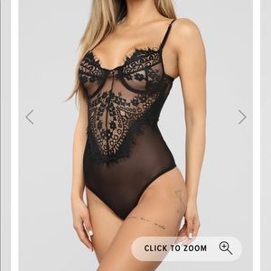 Black Lace Bodysuit